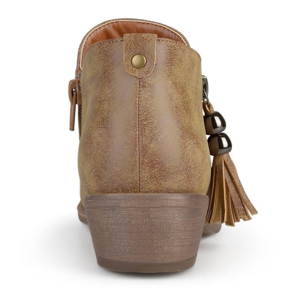 Tassel Zipper Ankle Boots - Picture 6 of 8